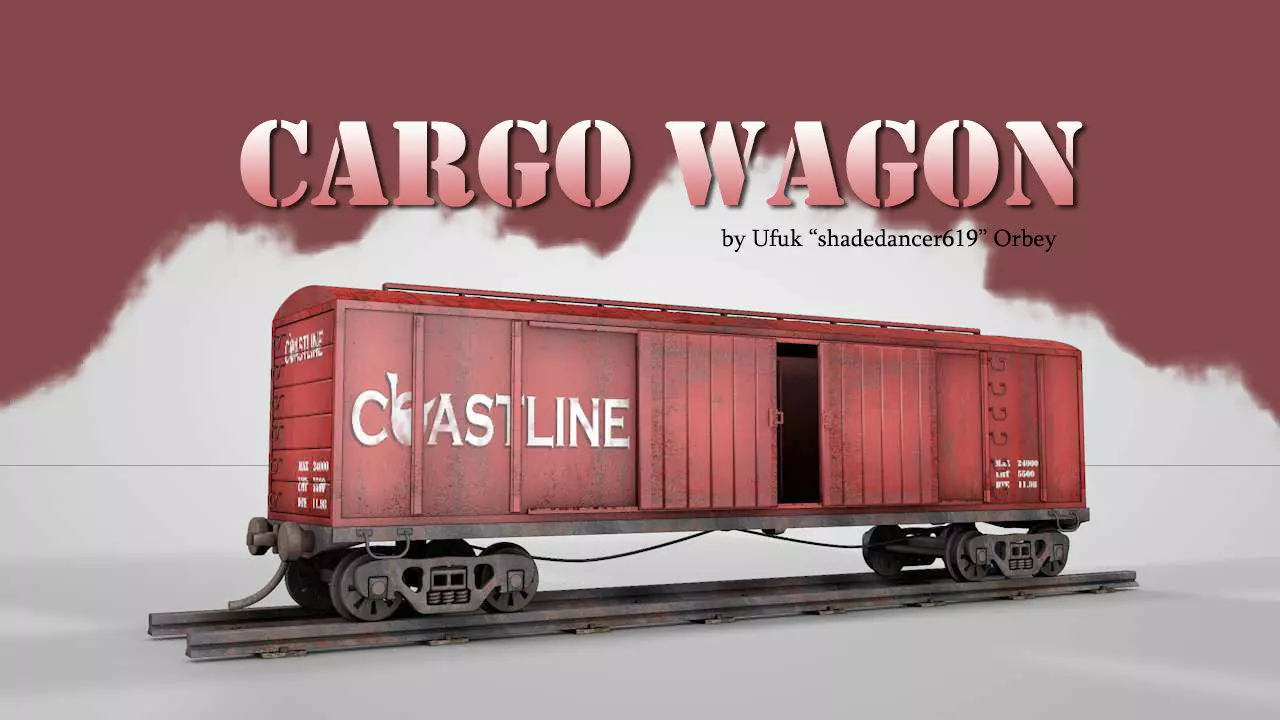 Cargo Wagon 3D model