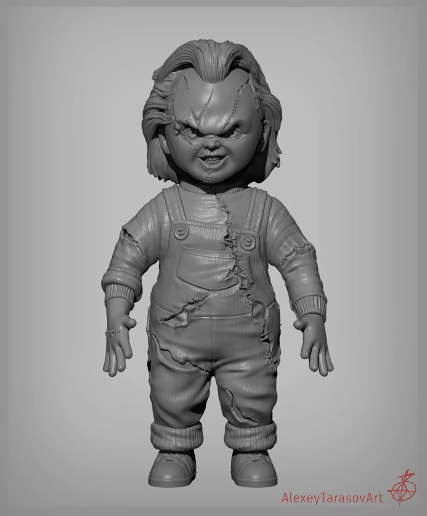 Chucky Killer Doll 3D model_0