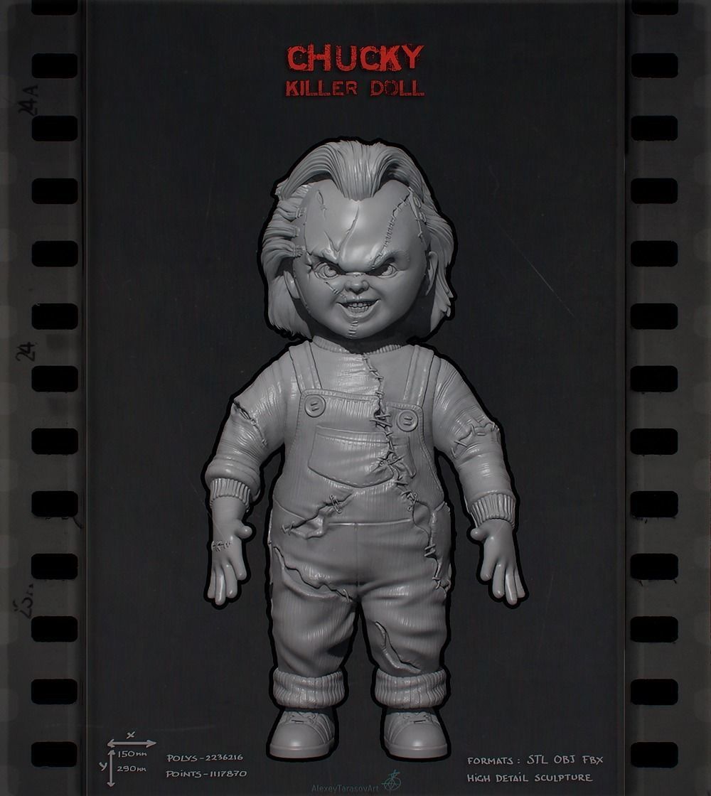 Chucky Killer Doll 3D model_3