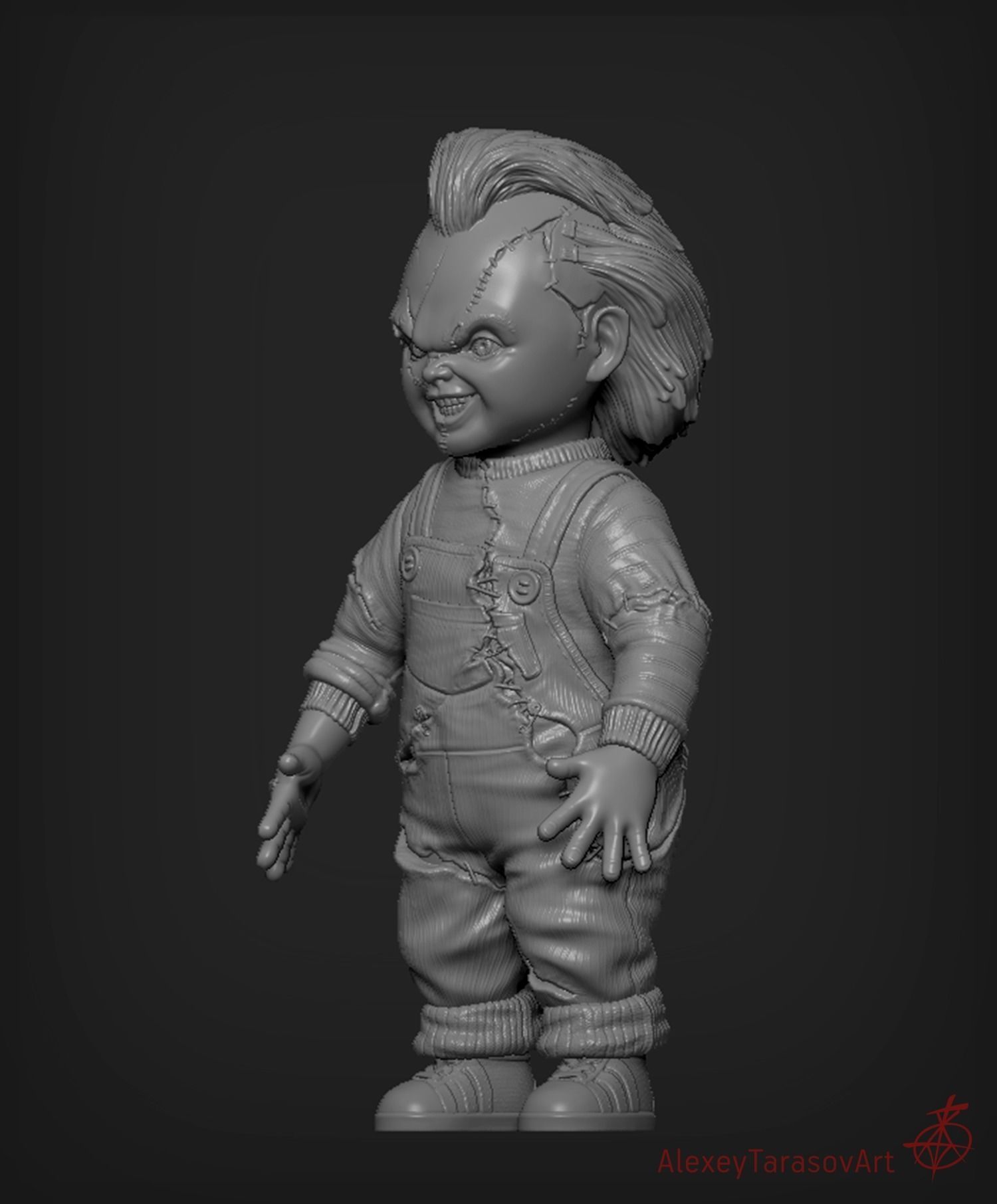 Chucky Killer Doll 3D model_10