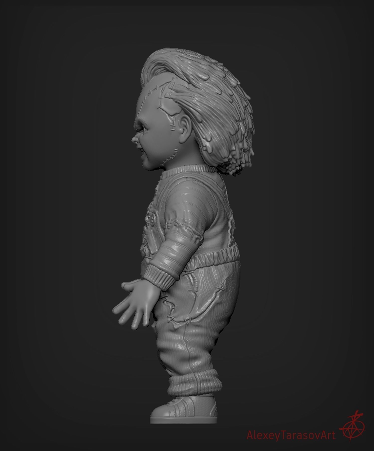 Chucky Killer Doll 3D model_9
