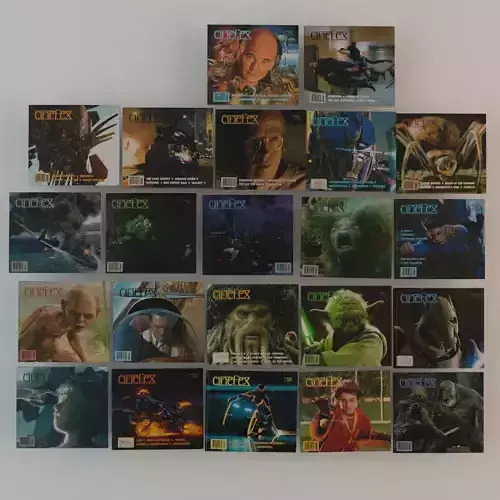 Cinefex Magazines 22 pcs