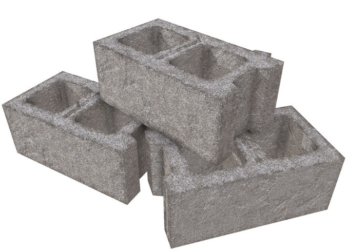 Cinder Block - PBR - Game Ready Low-poly 3D model