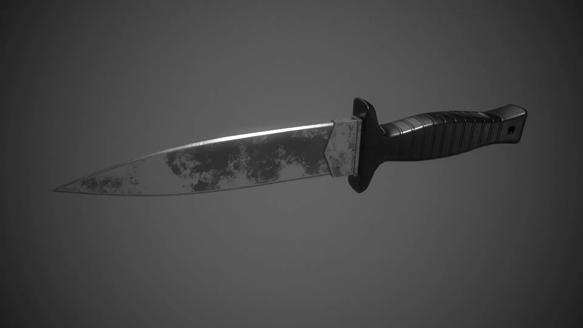 Knife - LowPoly Low-poly 3D model_0