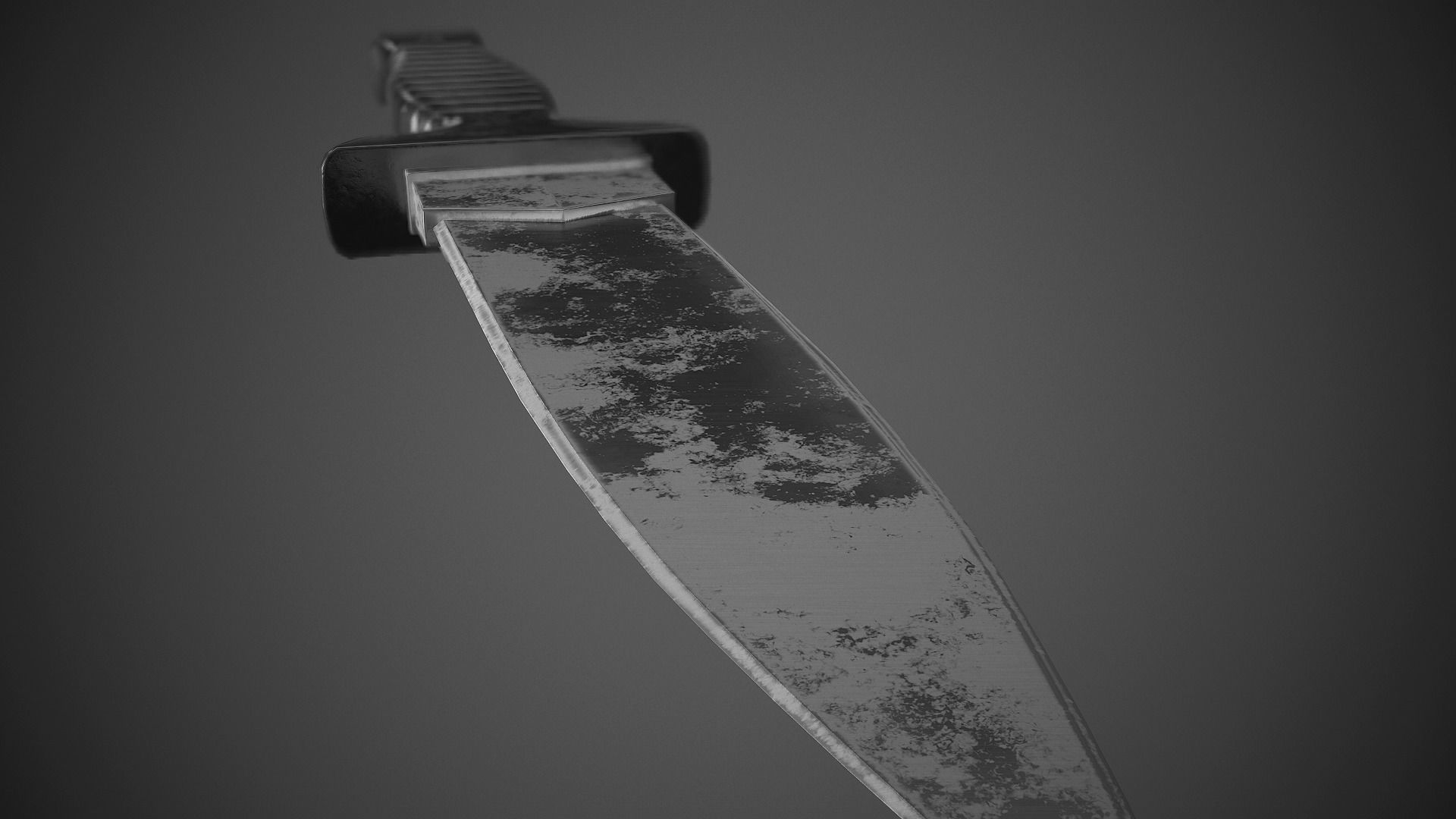 Knife - LowPoly Low-poly 3D model_4