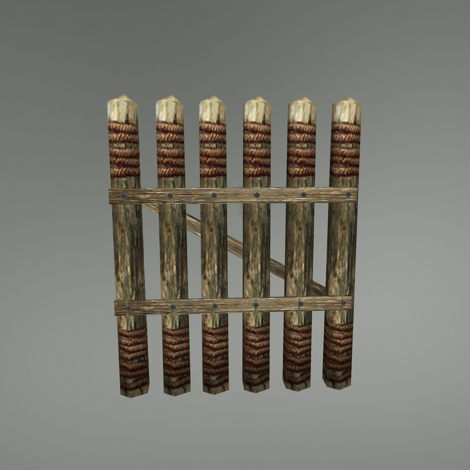 Medieval Village Props Set Collection Low-poly 3D model_40