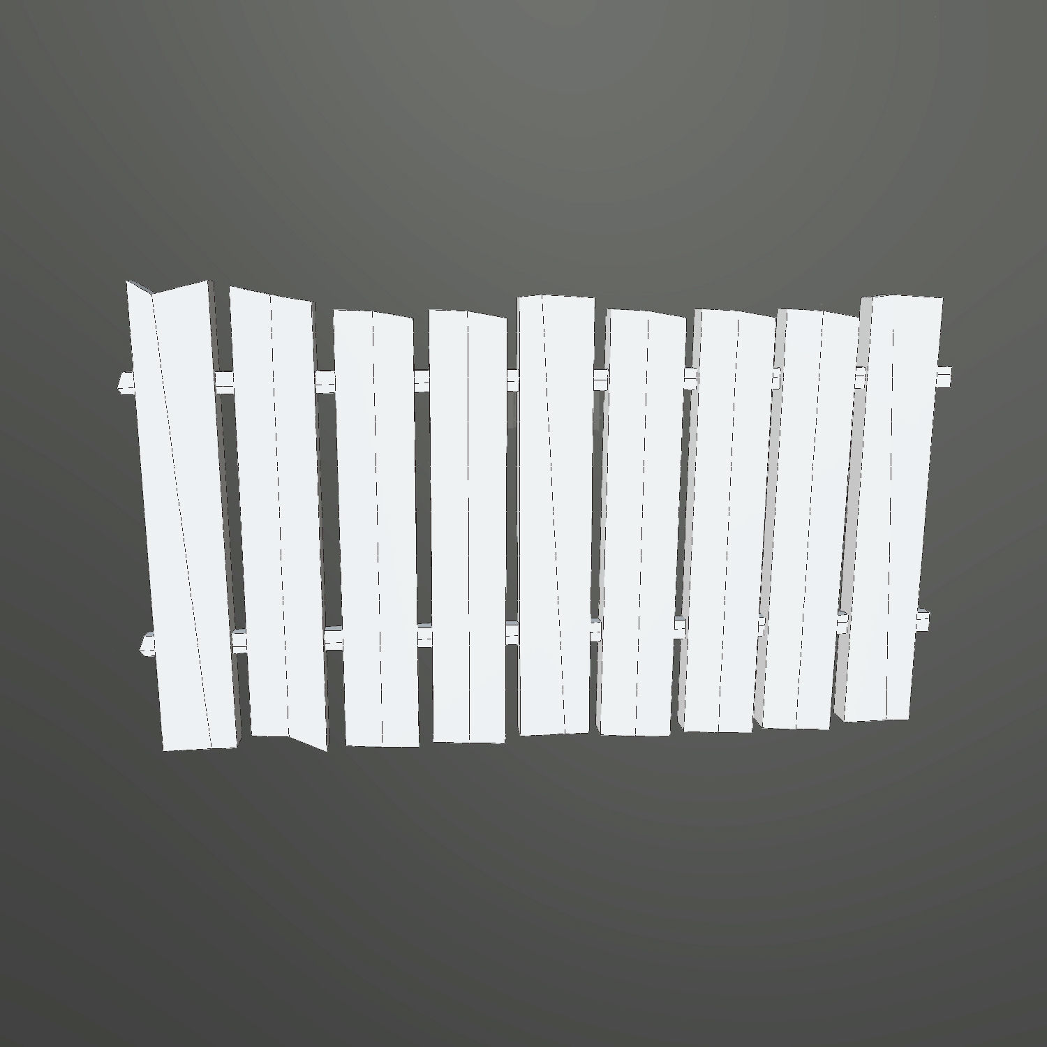 Medieval Village Props Set Collection Low-poly 3D model_42