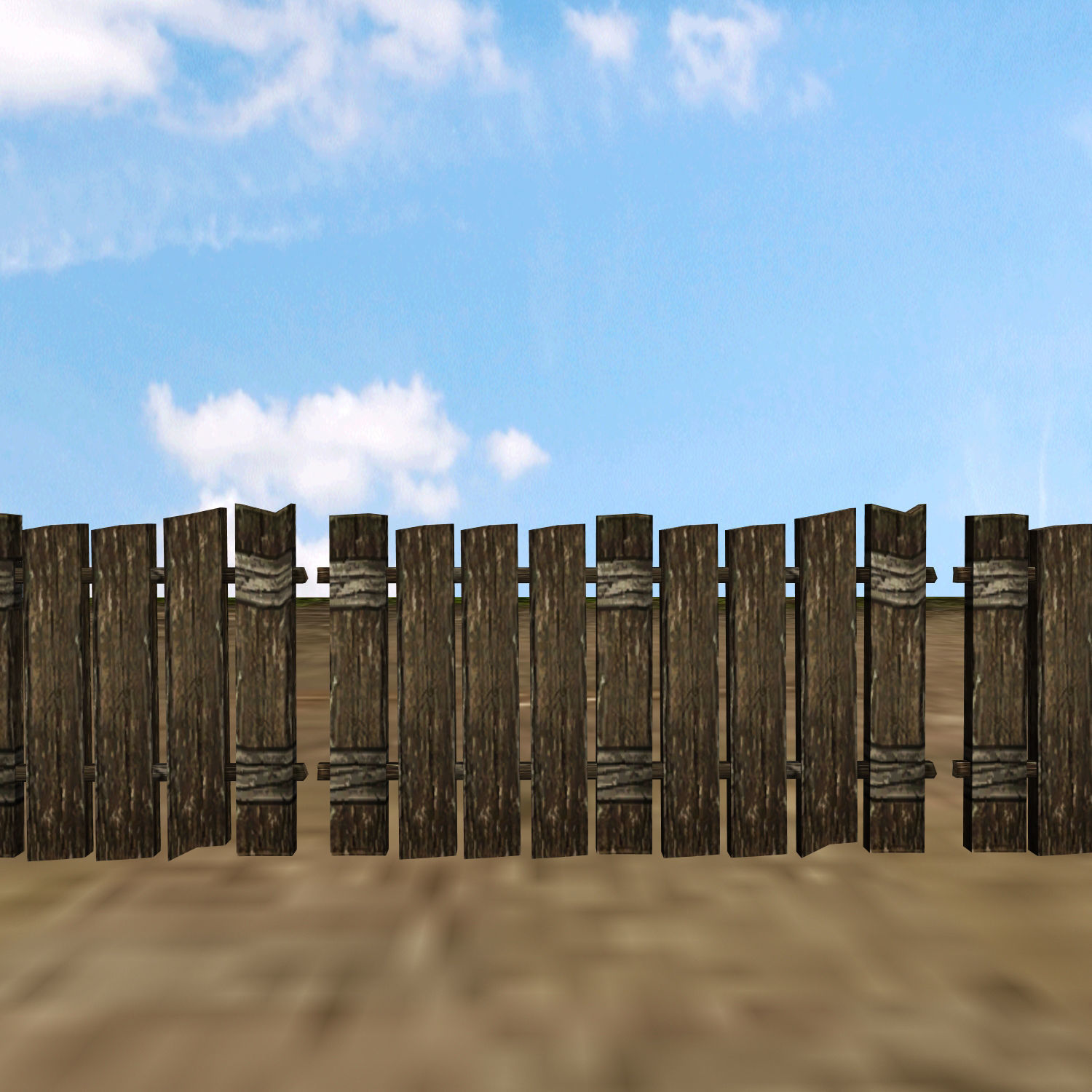 Medieval Village Props Set Collection Low-poly 3D model_9