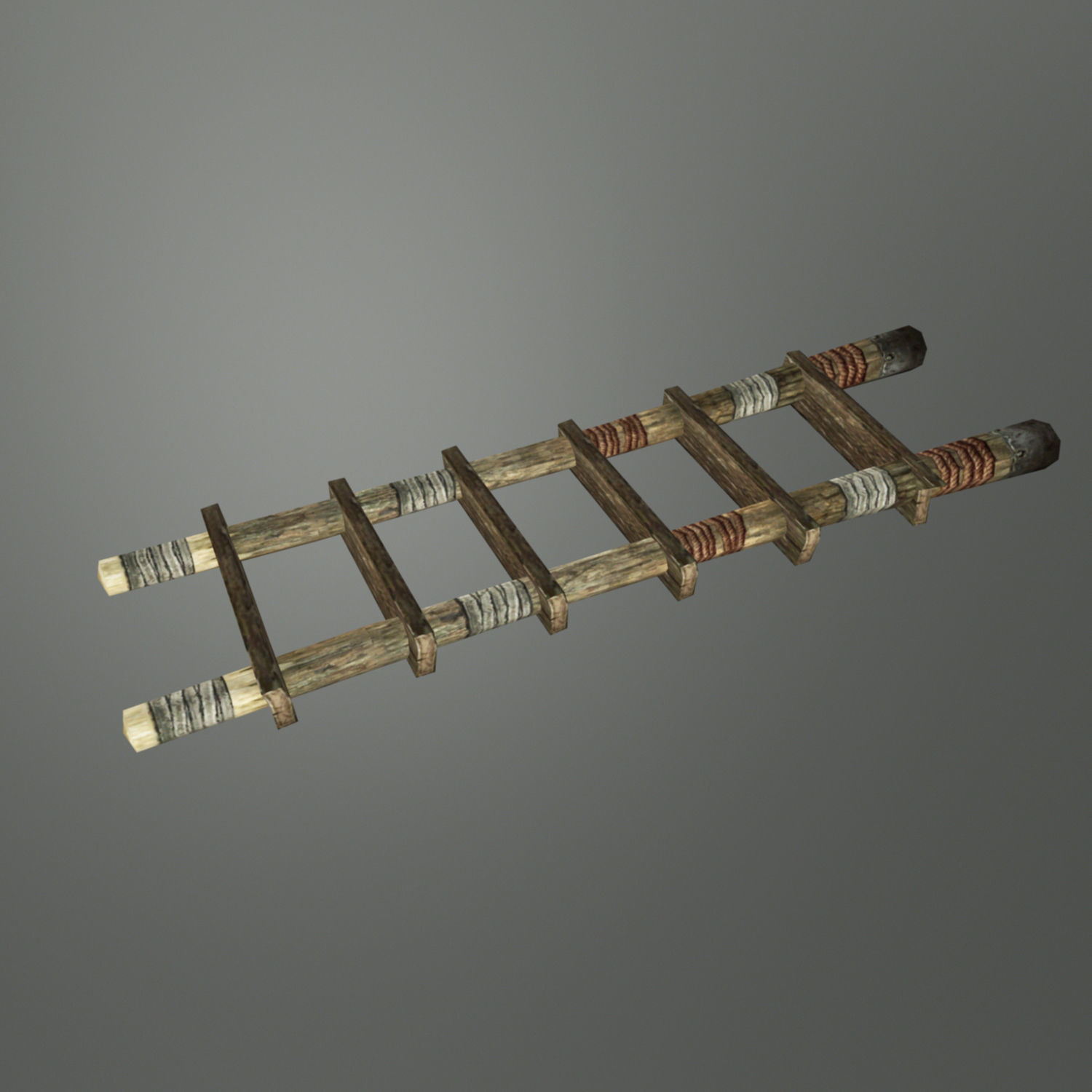 Medieval Village Props Set Collection Low-poly 3D model_36