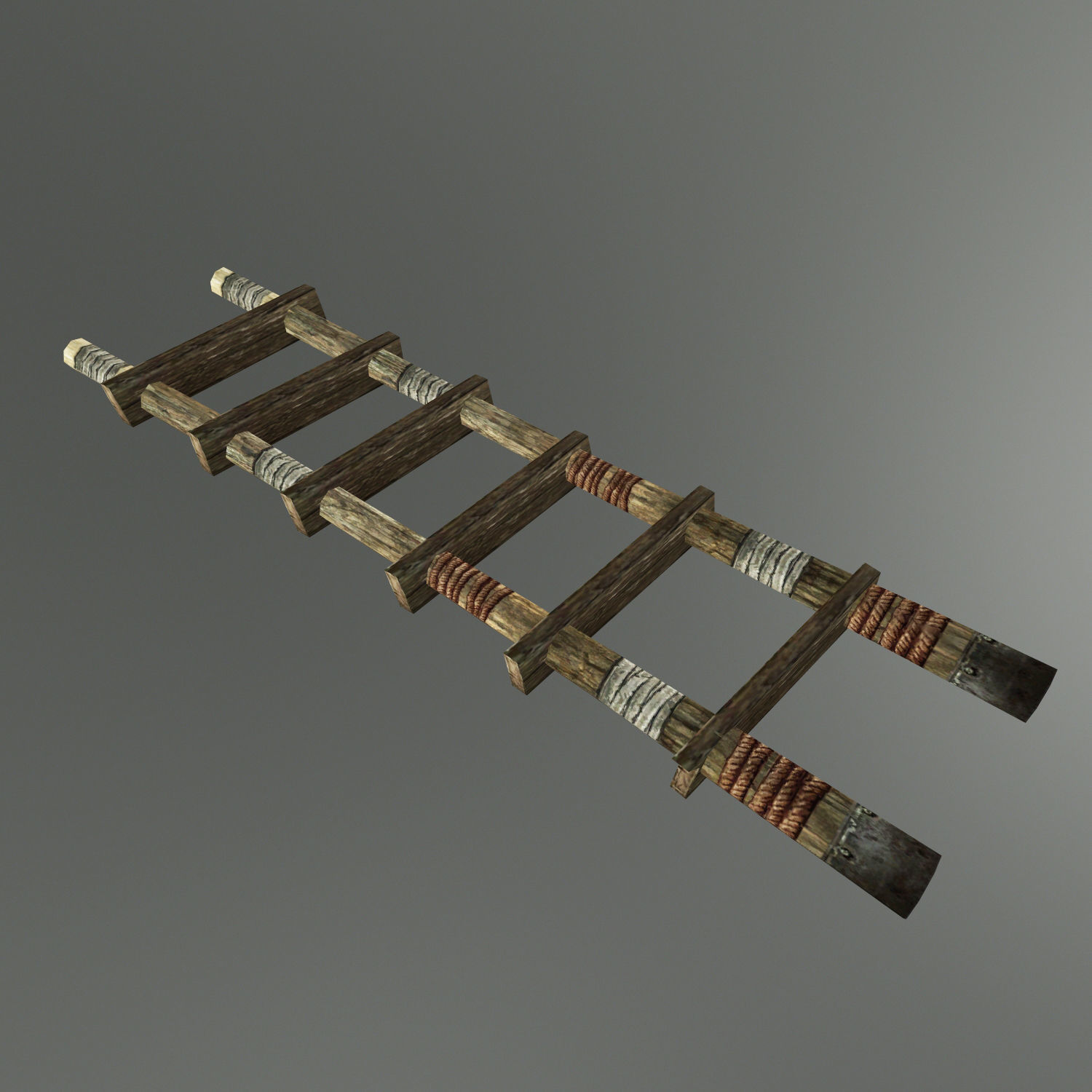 Medieval Village Props Set Collection Low-poly 3D model_37