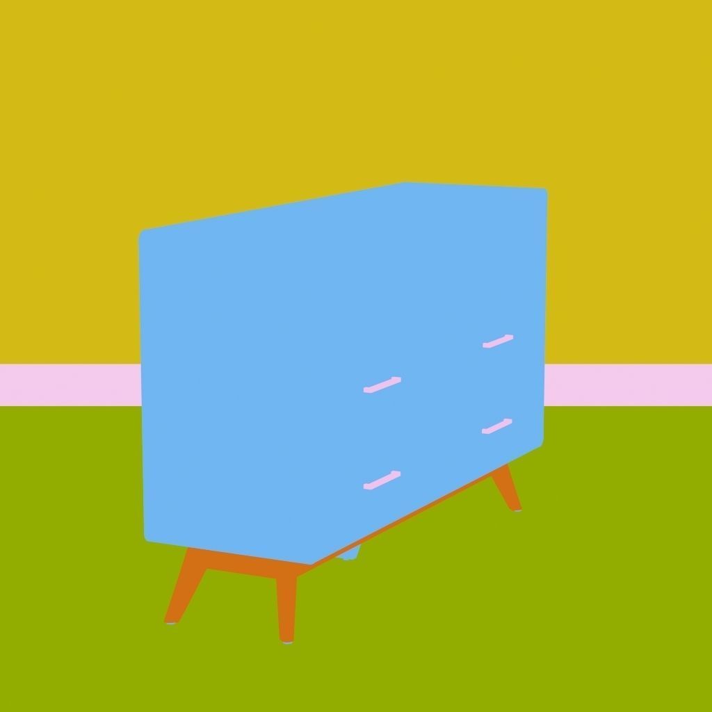 Ten arch storage table render ready vray  3D model_19