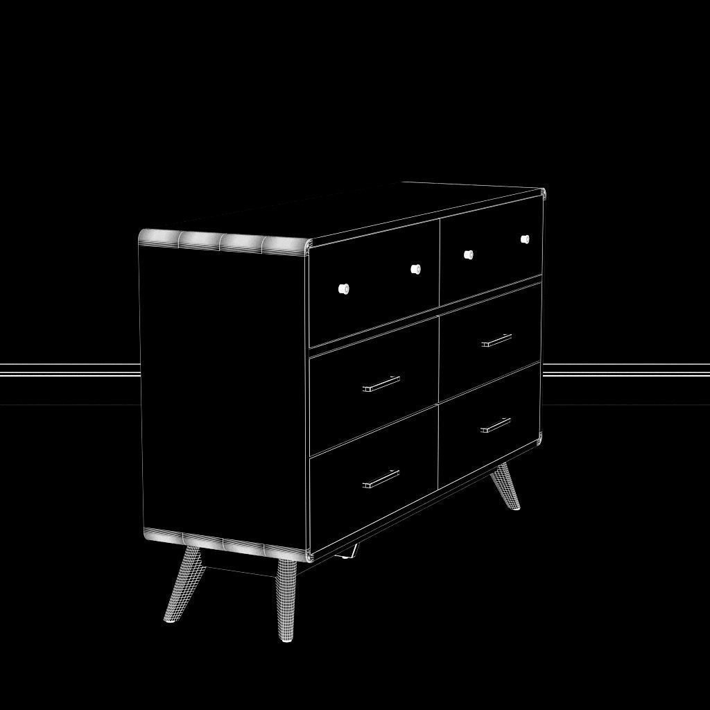 Ten arch storage table render ready vray  3D model_6