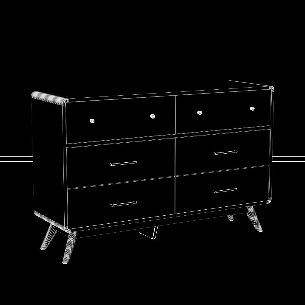 Ten arch storage table render ready vray  3D model_10