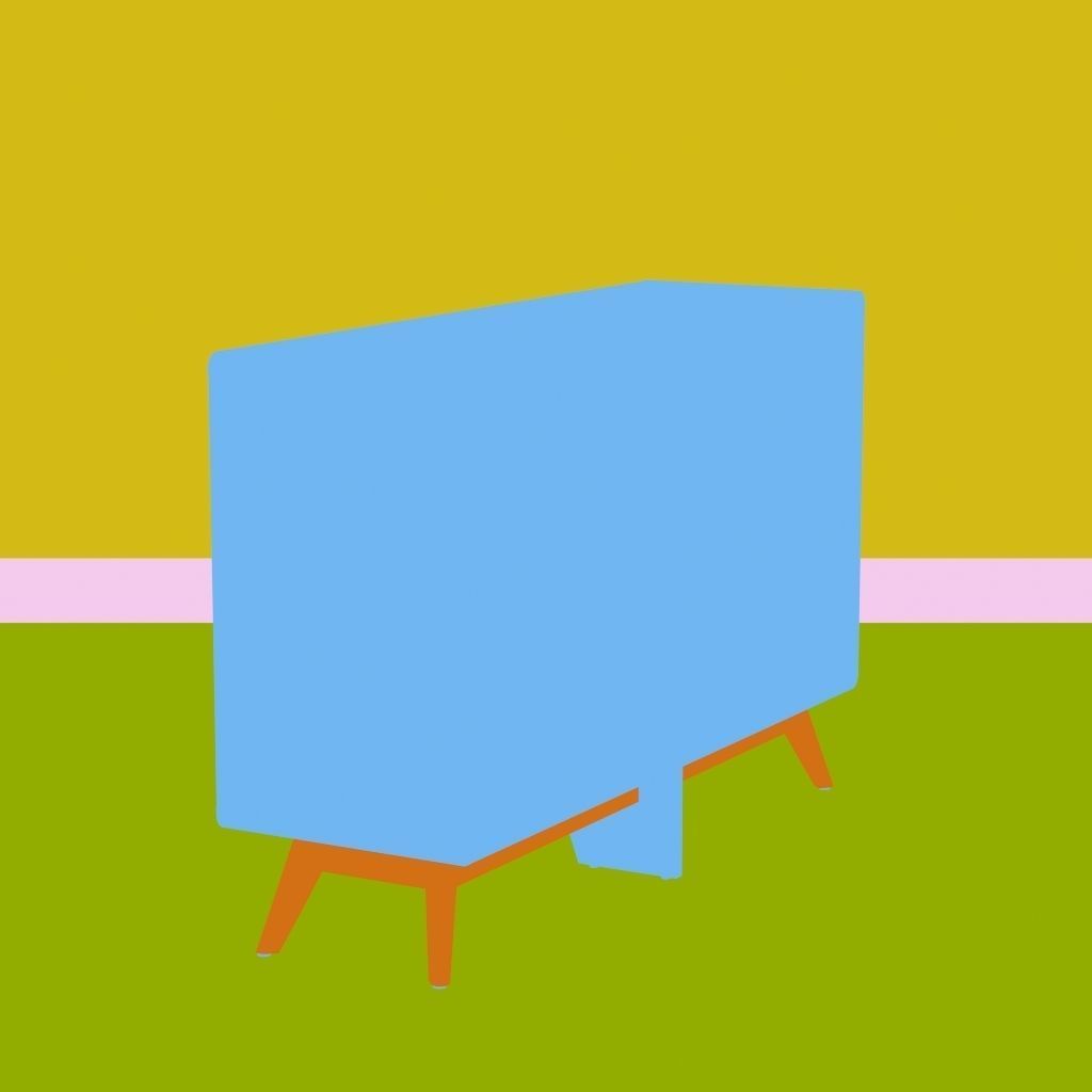 Ten arch storage table render ready vray  3D model_8