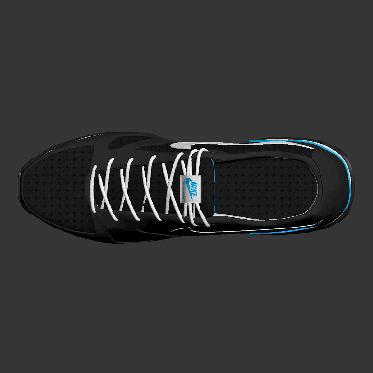 Shoes Nike Waffle Trainer 3D model_1