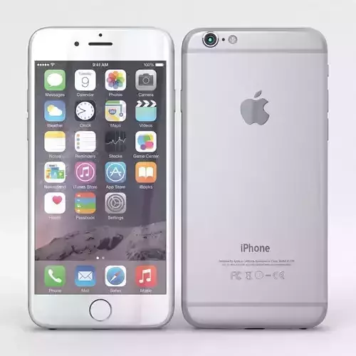Iphone 6S low Poly Phone Low-poly 3D model