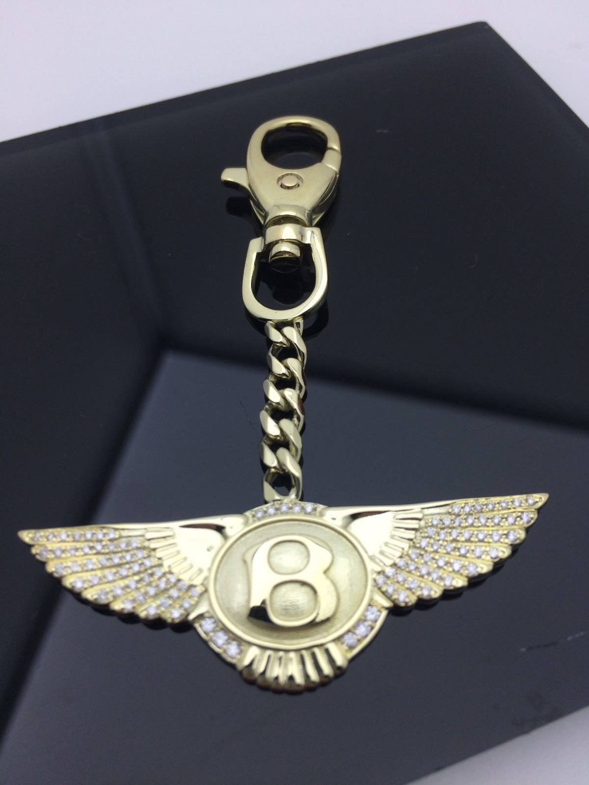 Bentley logo with wings 3D print model_2