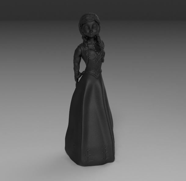 pendant Anna 3D print model_4