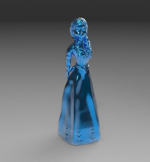 pendant Anna 3D print model_1