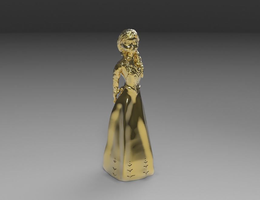 pendant Anna 3D print model_6