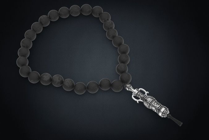 Bracelet end with stones and patterns of hookah 311 3D print model