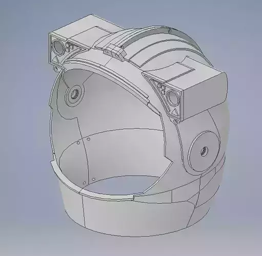 Astronaut helmet 3D print model
