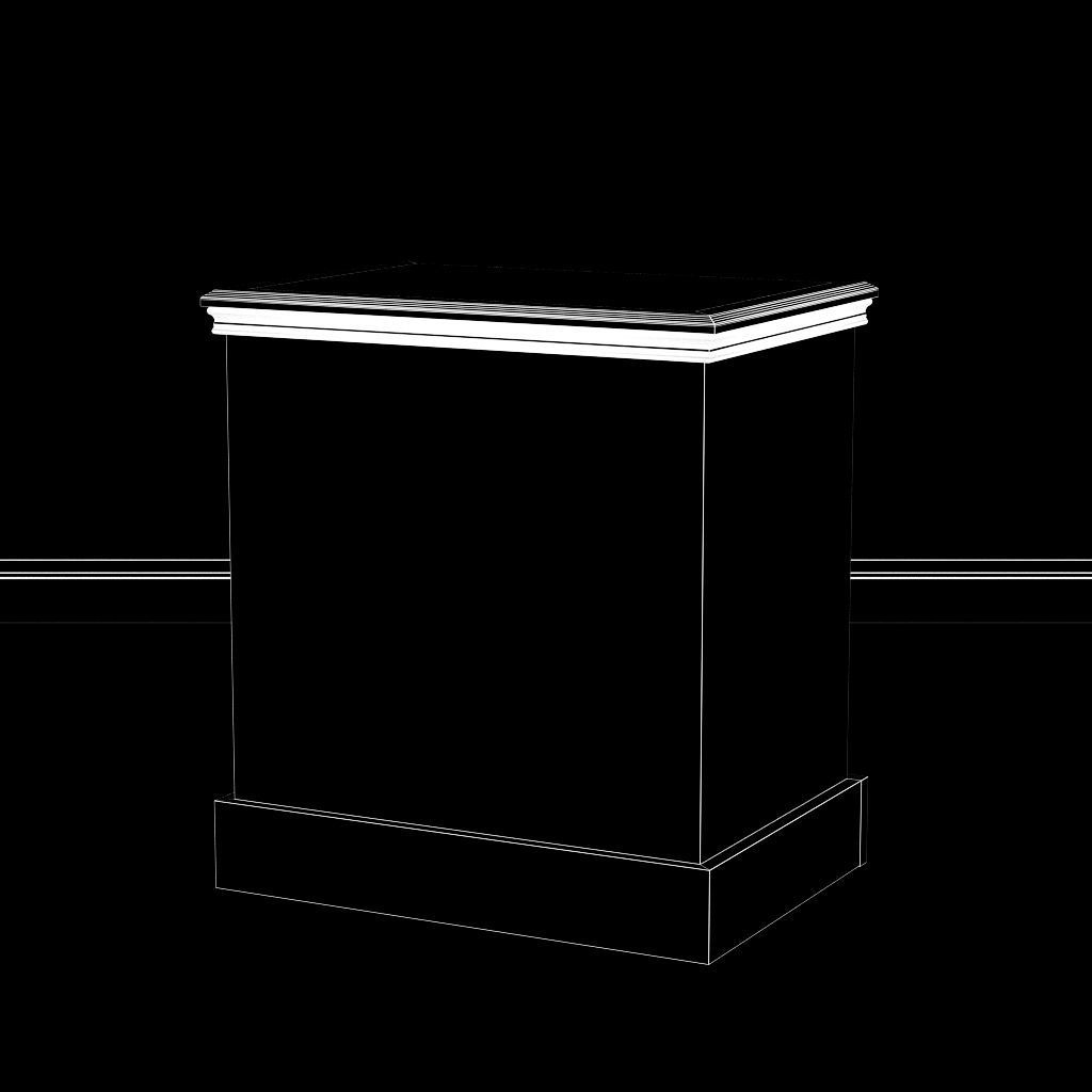 Ten arch bedside table 01 vray render ready  3D model_15