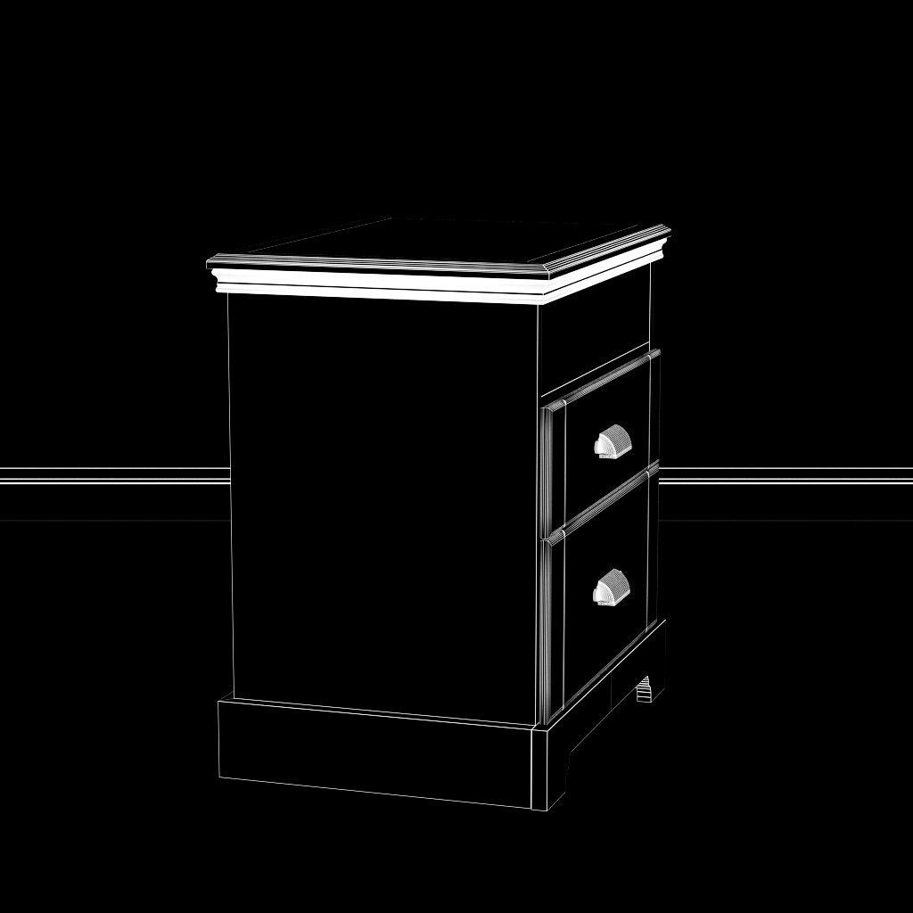 Ten arch bedside table 01 vray render ready  3D model_11