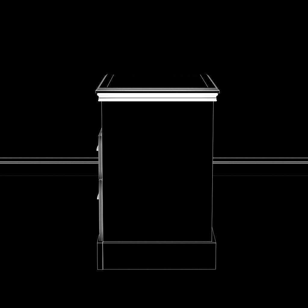 Ten arch bedside table 01 vray render ready  3D model_19