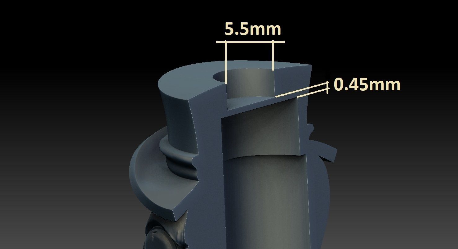 Skull beads with hat and poker cards 3d model for 3d printing 3D print model_14