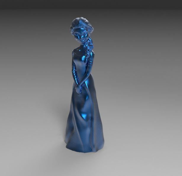 Pendant Elza 3D print model_4
