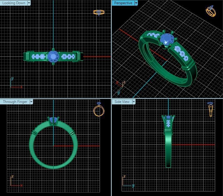 Ring T00904 3D print model_2