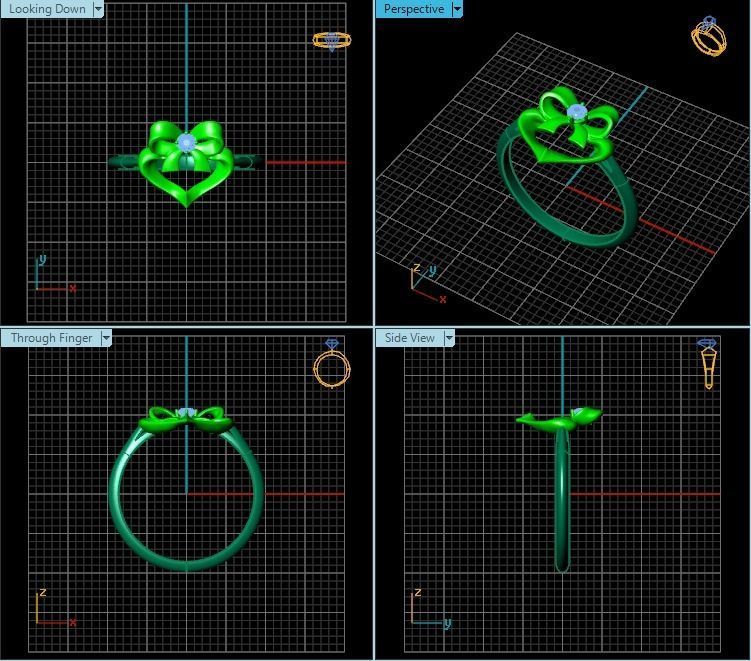Ring T00907 3D print model_2