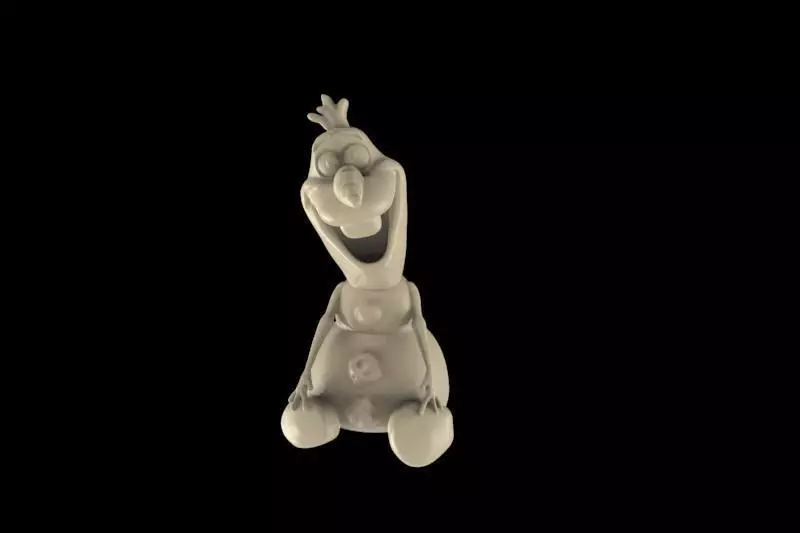 Pendant Olafik 3D print model_0