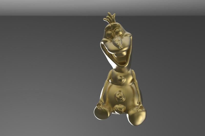 Pendant Olafik 3D print model_1