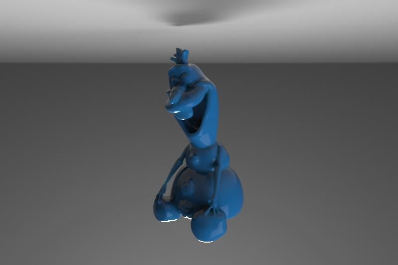 Pendant Olafik 3D print model_4