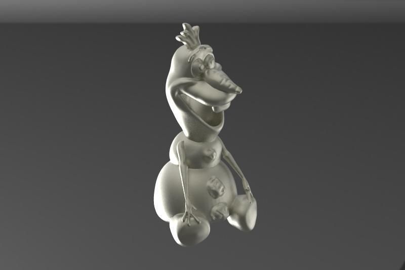 Pendant Olafik 3D print model_3