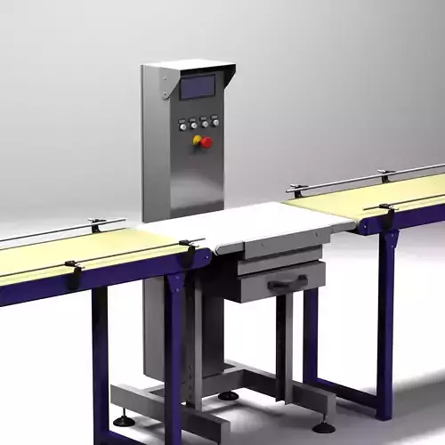 Checkweigher conveyor belt machine 3D model