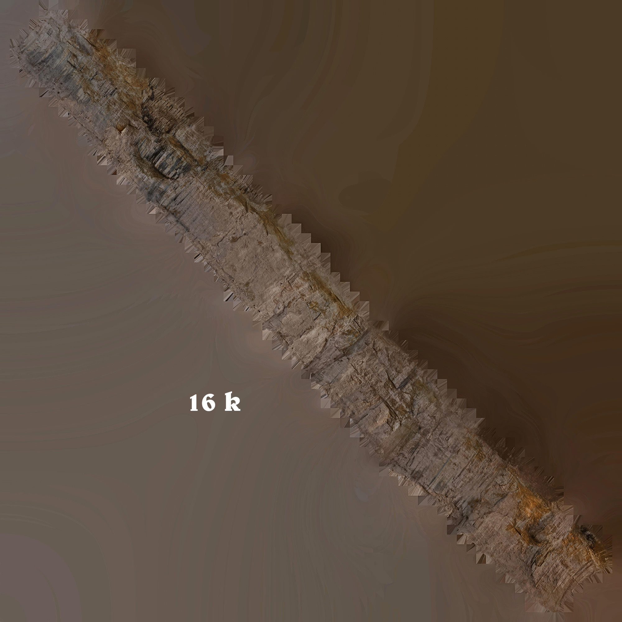 Cliff - Giant 500 meters prepared limestone cliff 3d scan 3D model_9