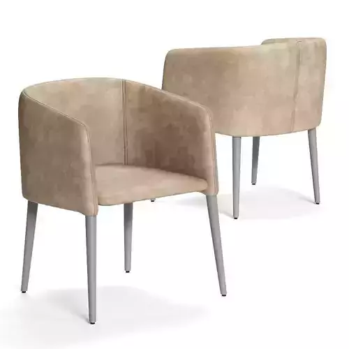 Colombini Casa WENDY Armchair Low-poly 3D model