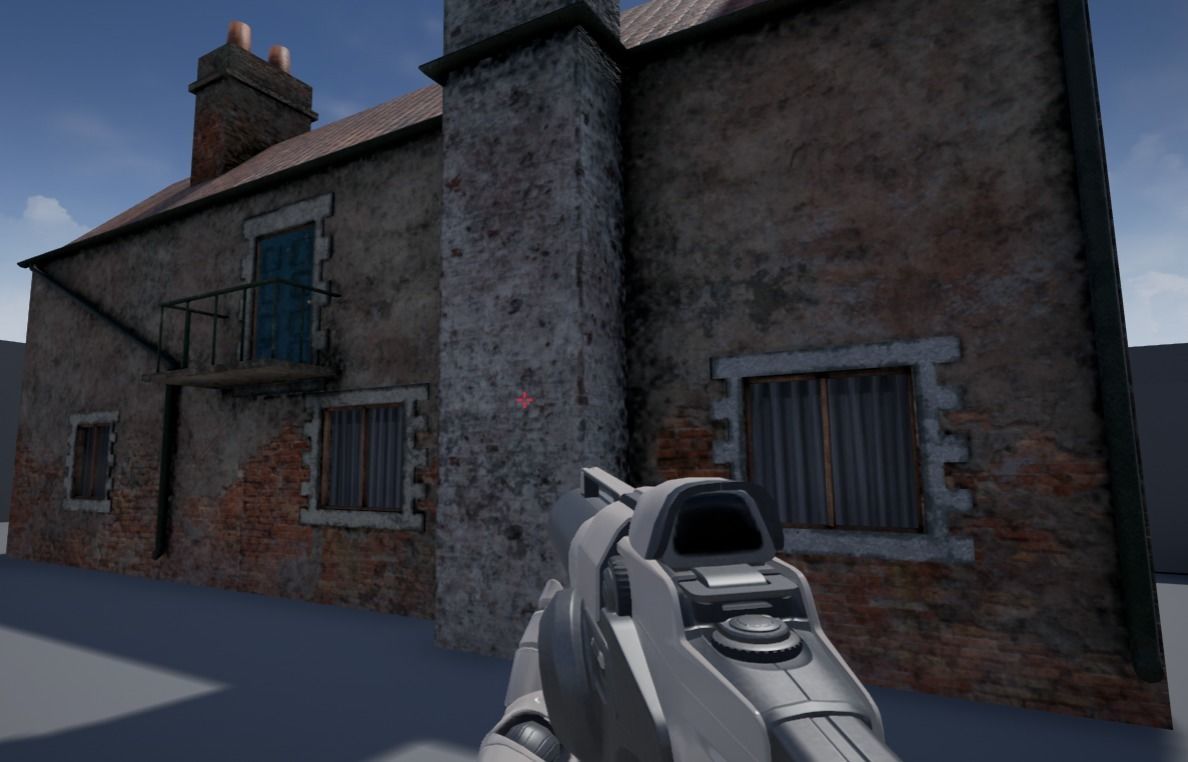 Farm House low poly Low-poly 3D model_6