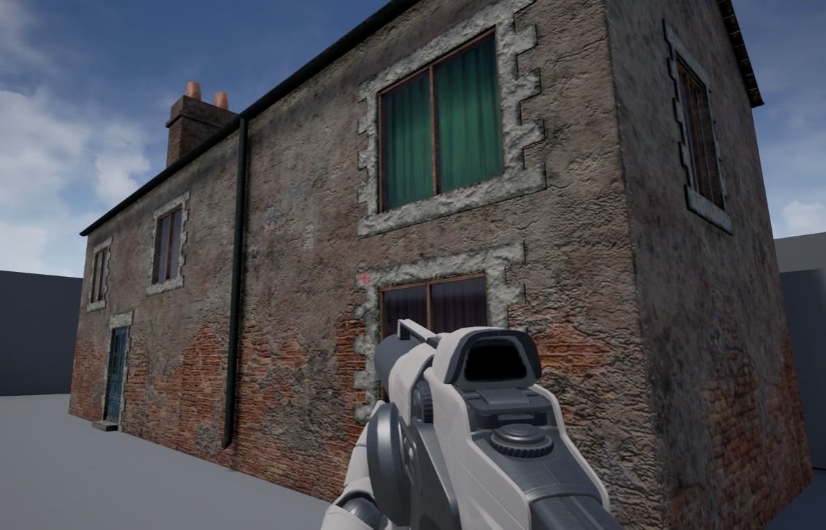 Farm House low poly Low-poly 3D model_7