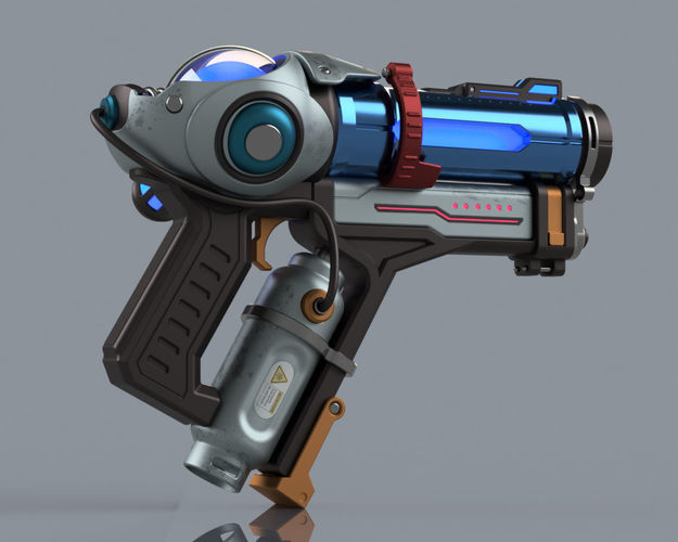 Fanart Overwatch printable gun 3D print model