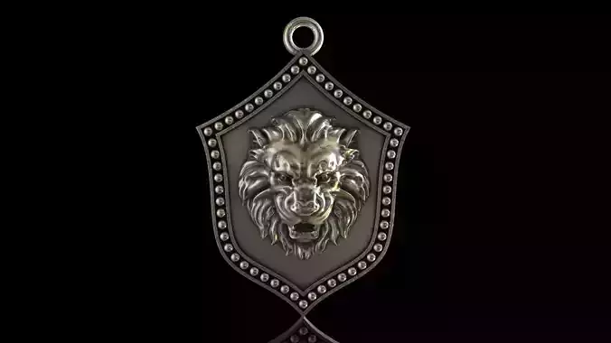 Lion shield 3D print model
