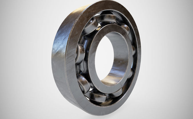 ball bearing - pbr Low-poly 3D model
