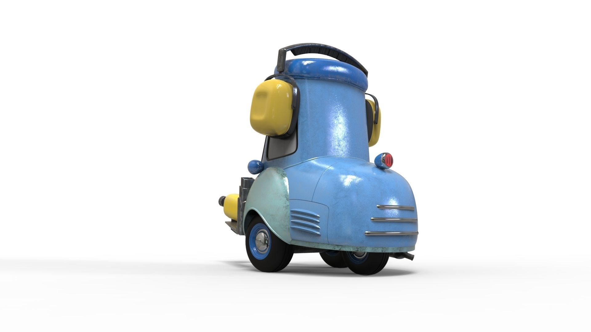 Guido Cars Forklift 3D print model_2