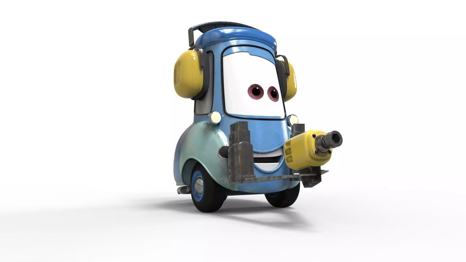 Guido Cars Forklift 3D print model_0