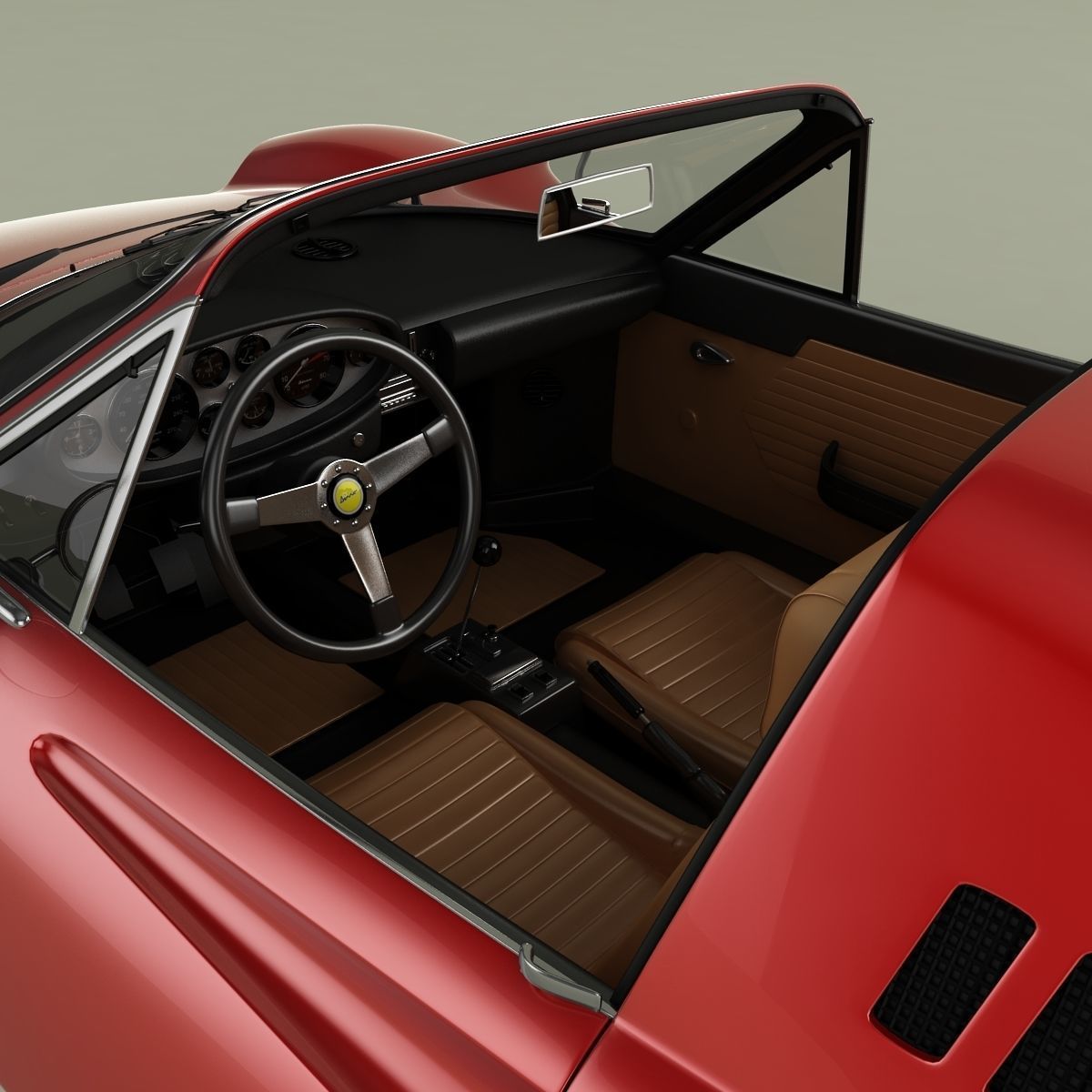 Dino Ferrari 246 GTS 3D model_9