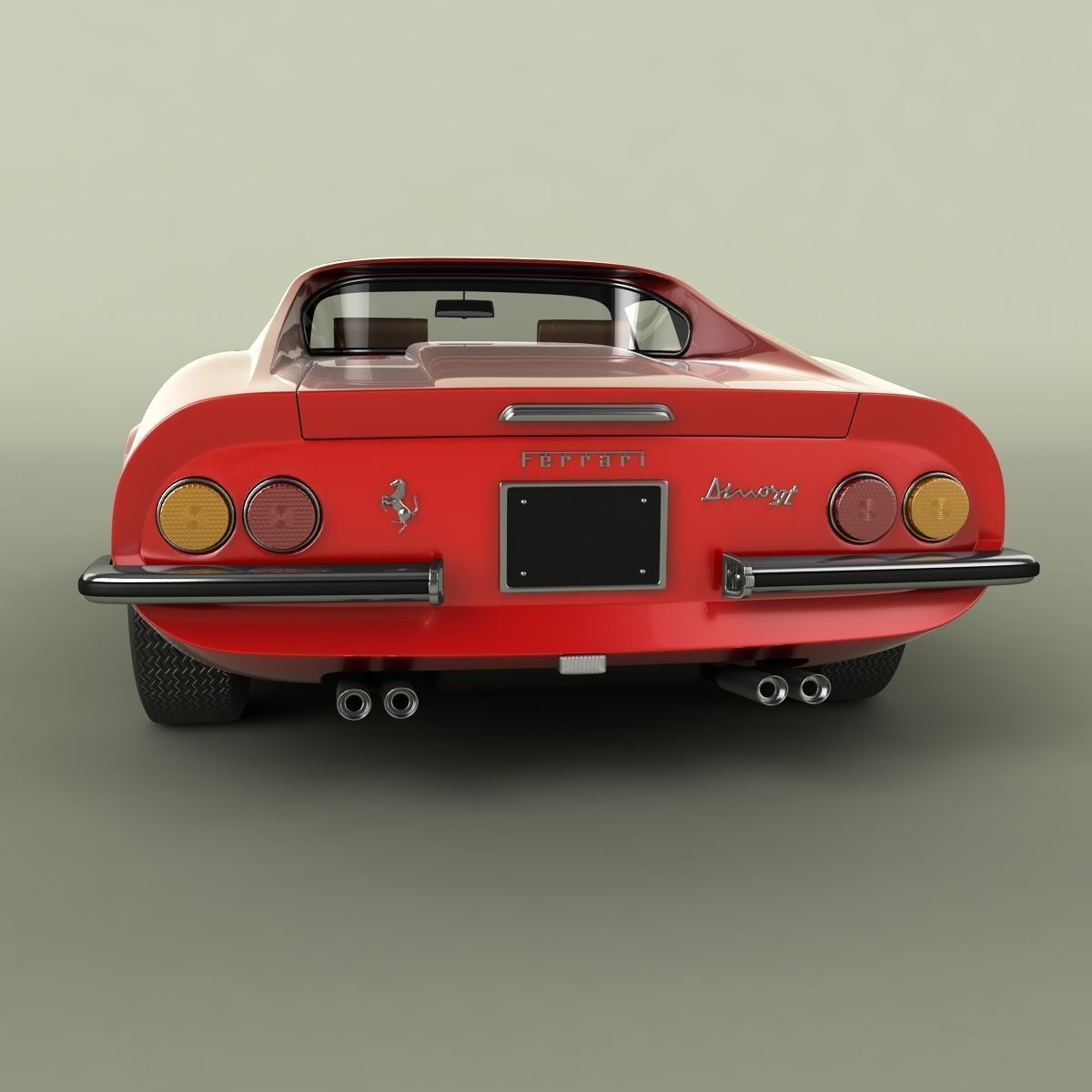 Dino Ferrari 246 GTS 3D model_3