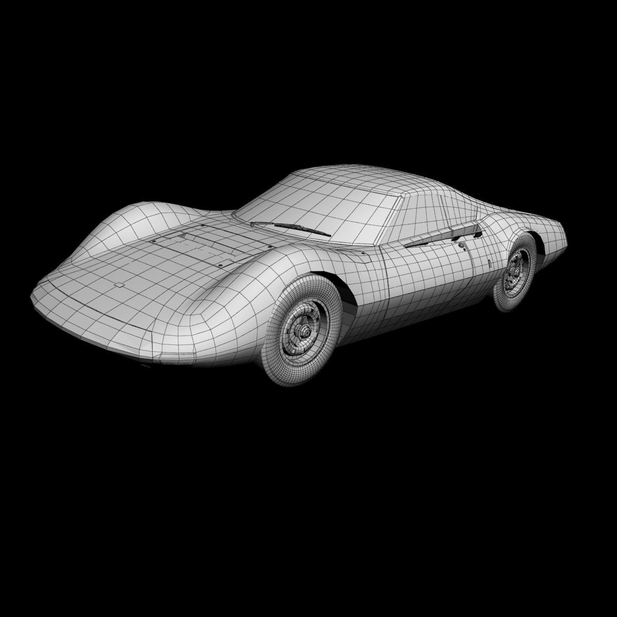 Ferrari 206 P Dino Pininfarina Berlinetta Speciale 3D model_13